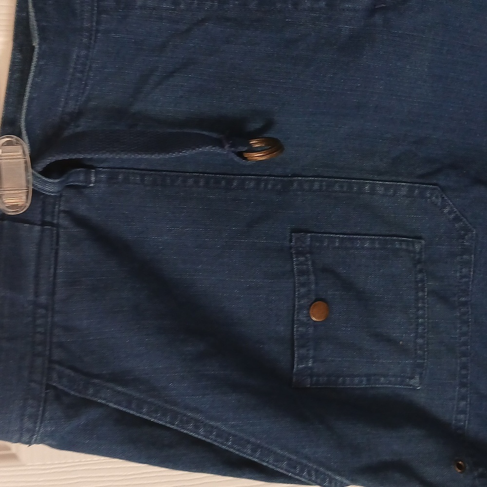 Vintage Lauren Ralph Lauren Women's Blue Cargo Jean Shorts 22W 100% Cotton. - Picture 4 of 8